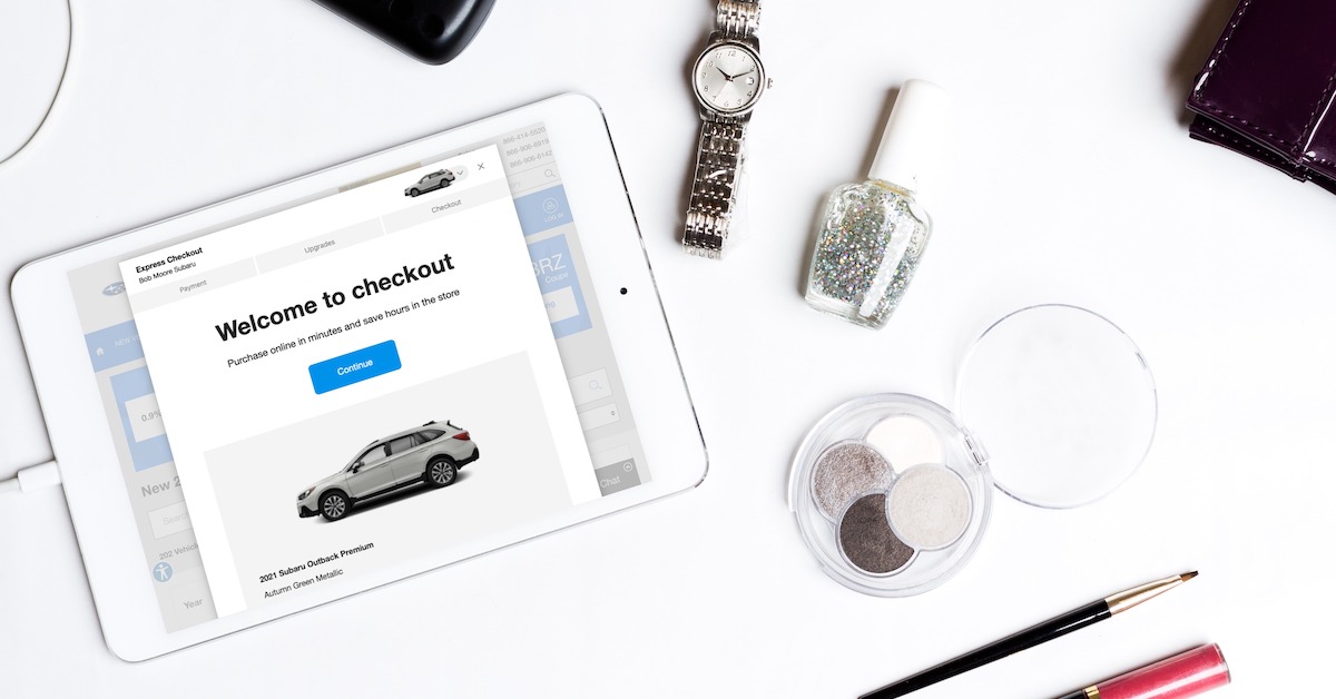 Modal Checkout on iPad